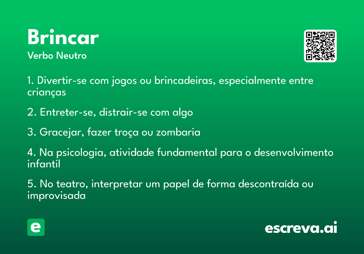 brincar