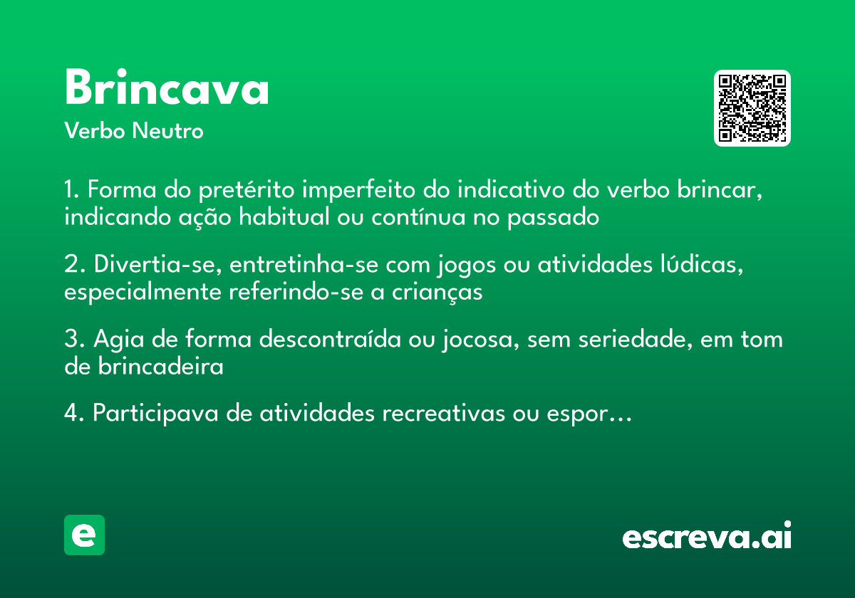 brincava