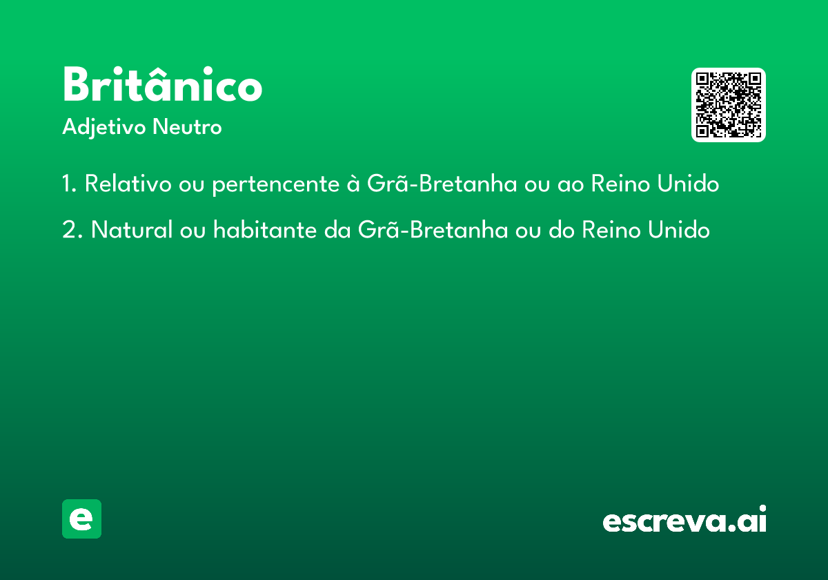 britânico