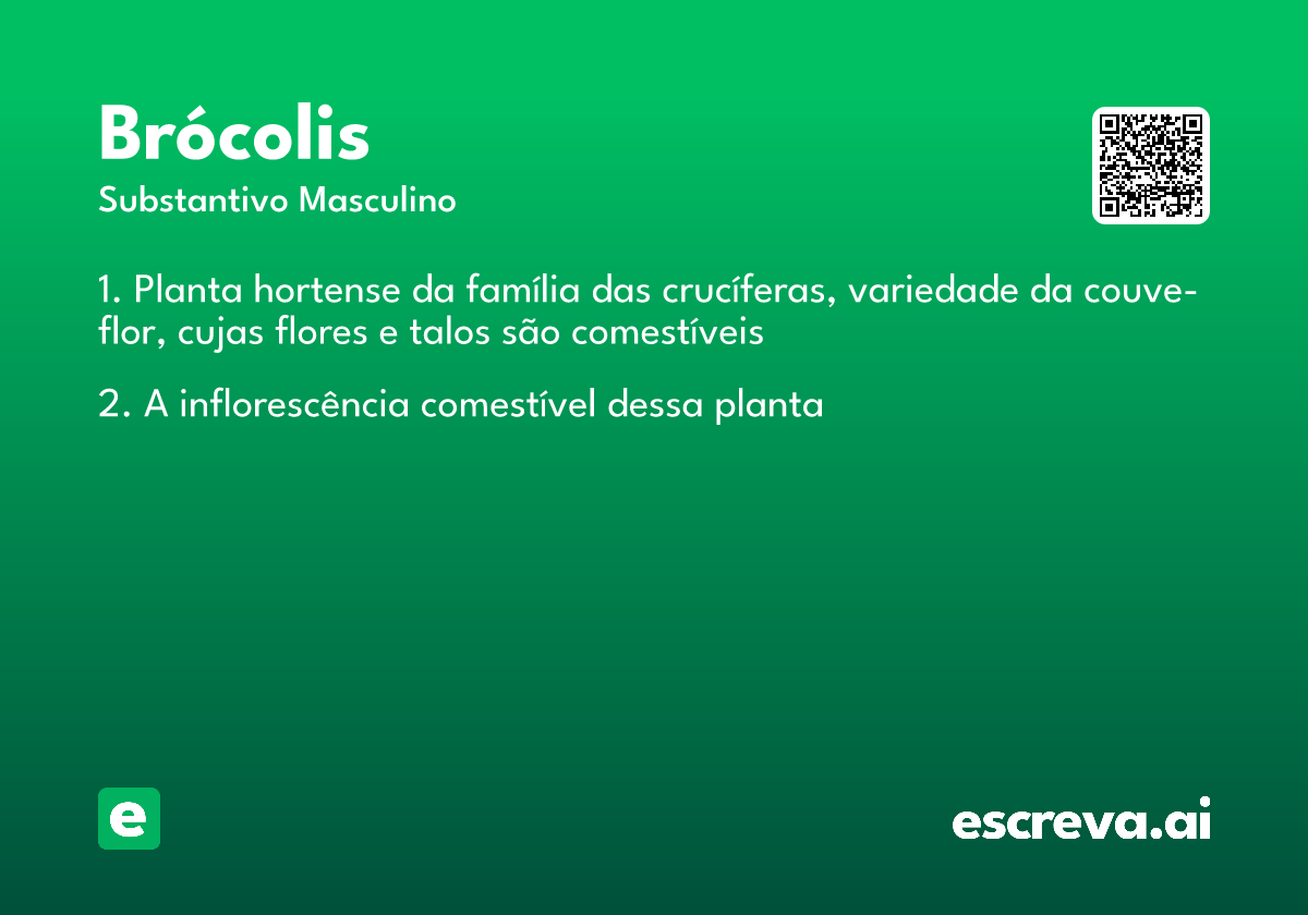 brócolis