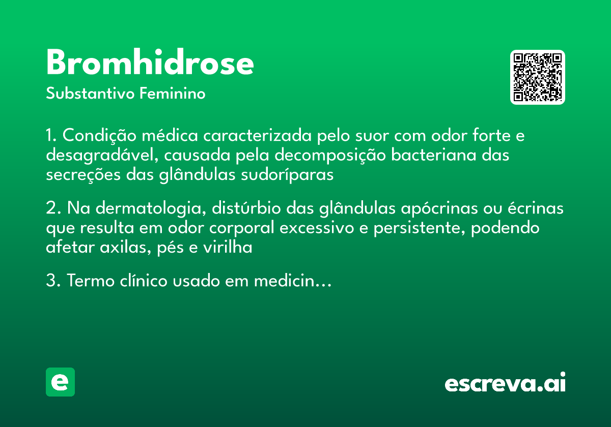 bromhidrose