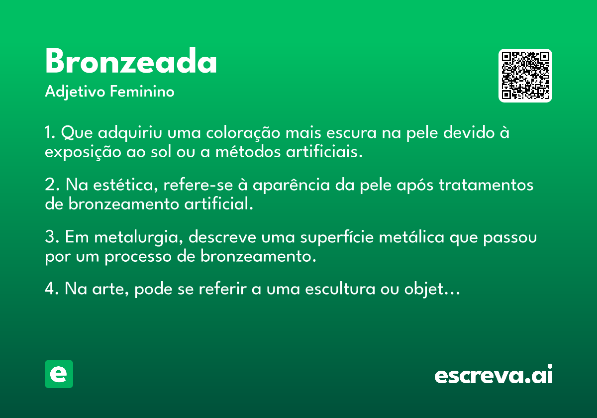 bronzeada