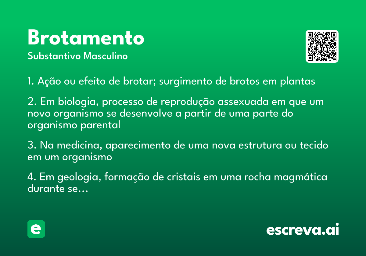 brotamento
