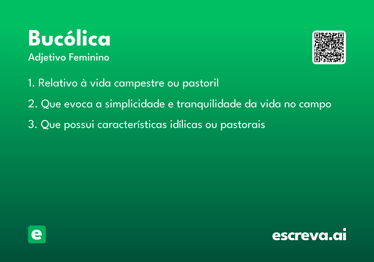 bucólica