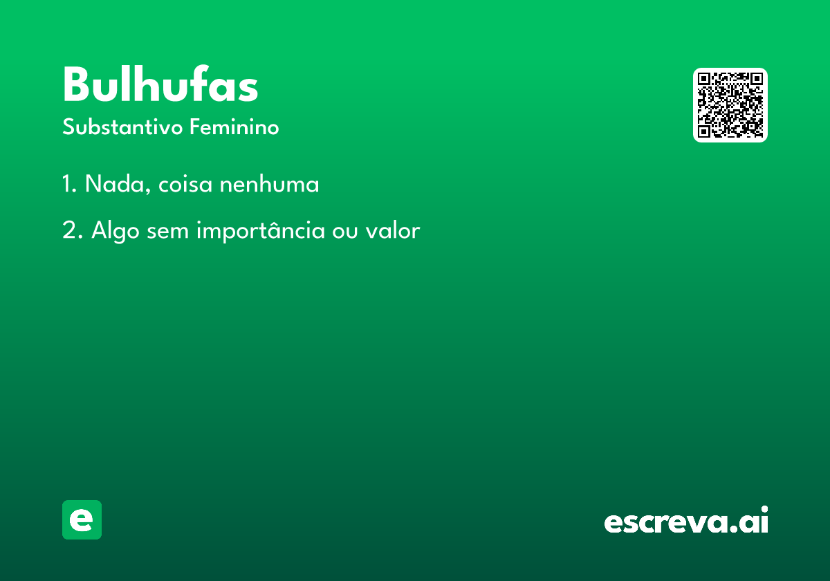 bulhufas