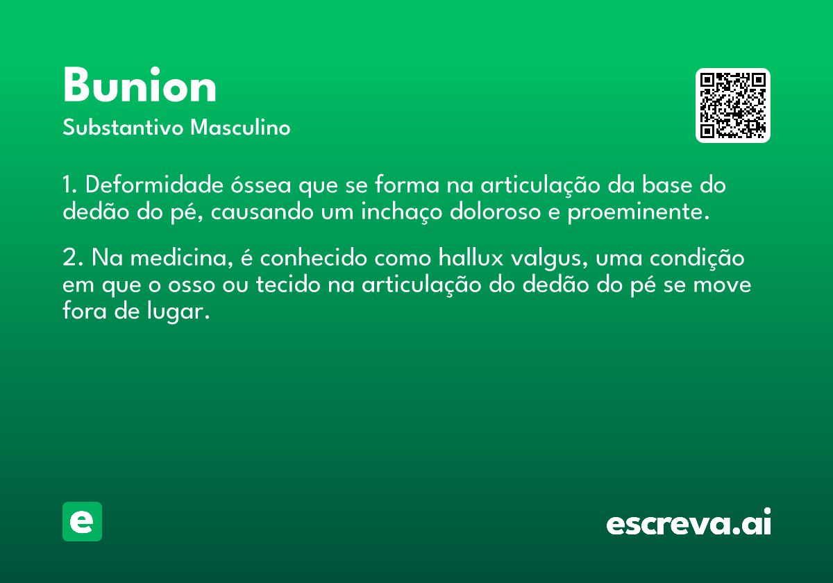 bunion