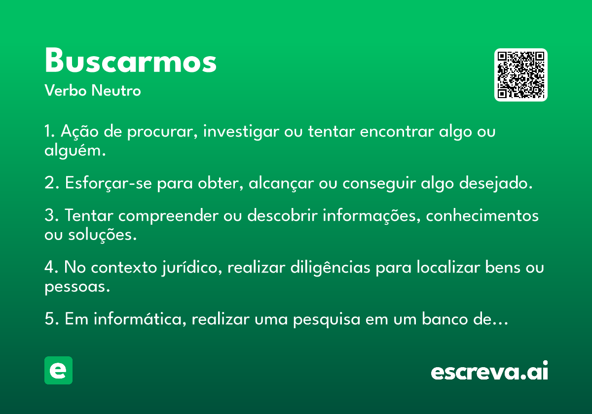 buscarmos