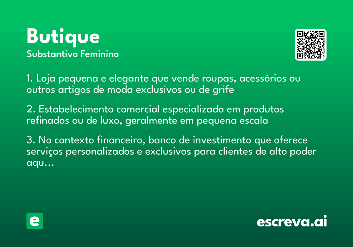 butique