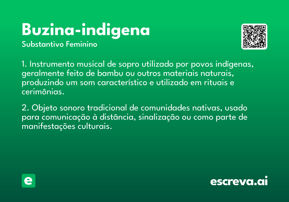 buzina-indigena