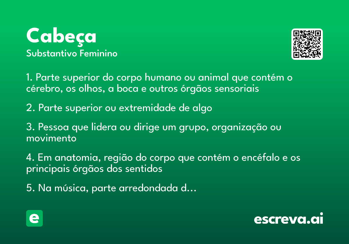 cabeça