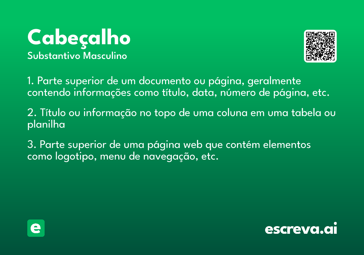 cabeçalho