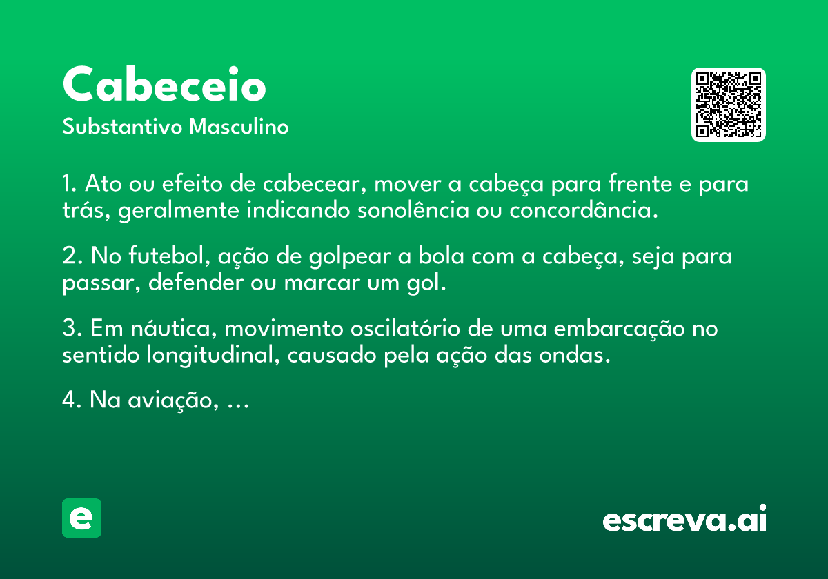 cabeceio