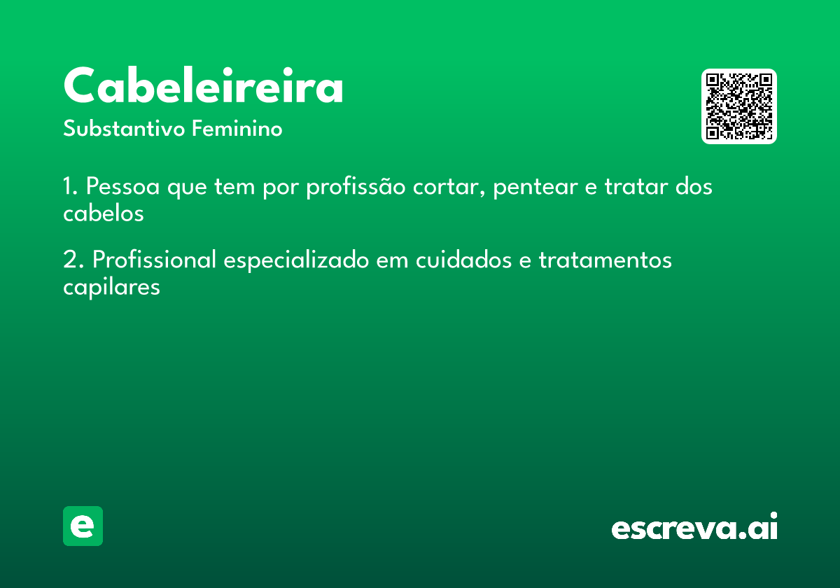 cabeleireira