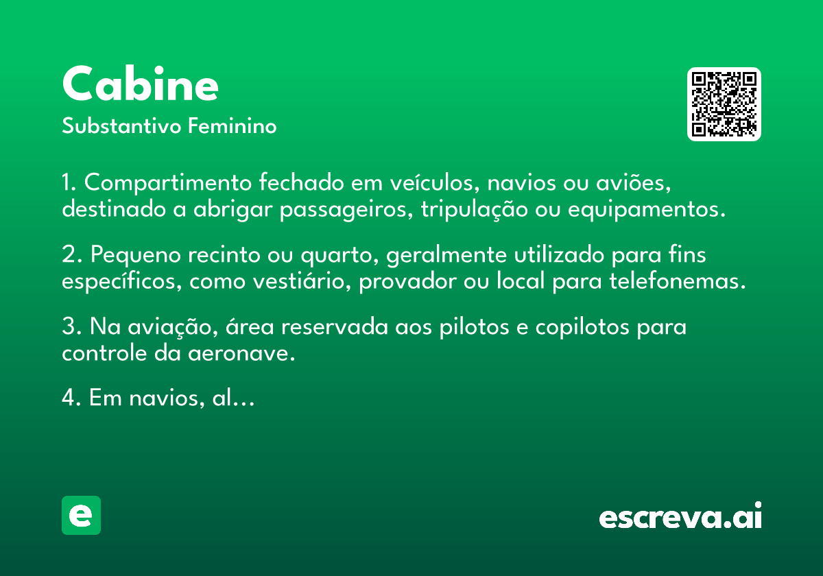cabine
