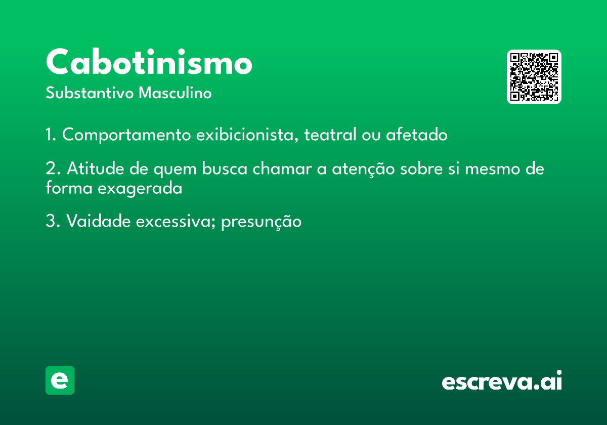 cabotinismo