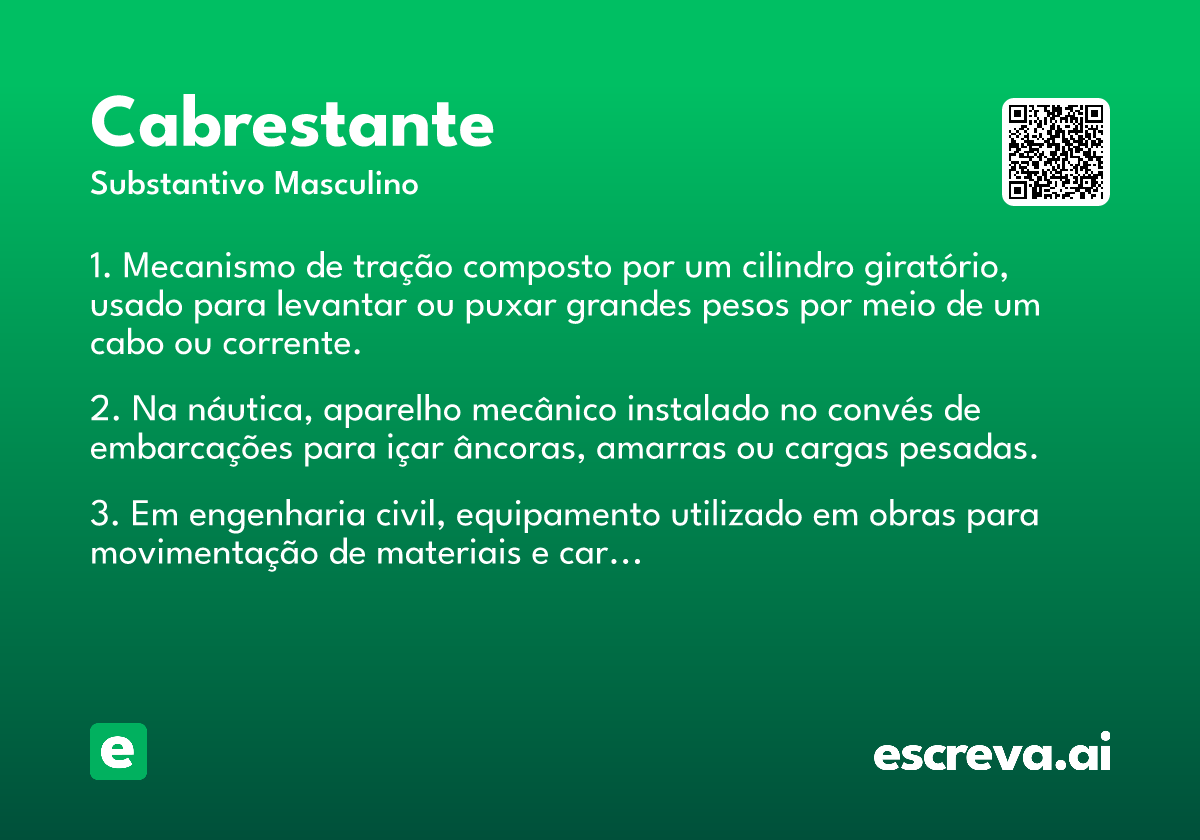 cabrestante