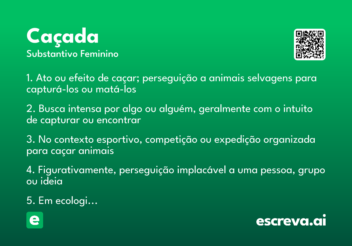 caçada