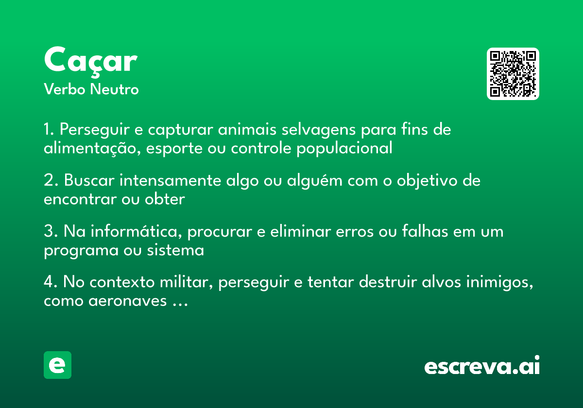 caçar