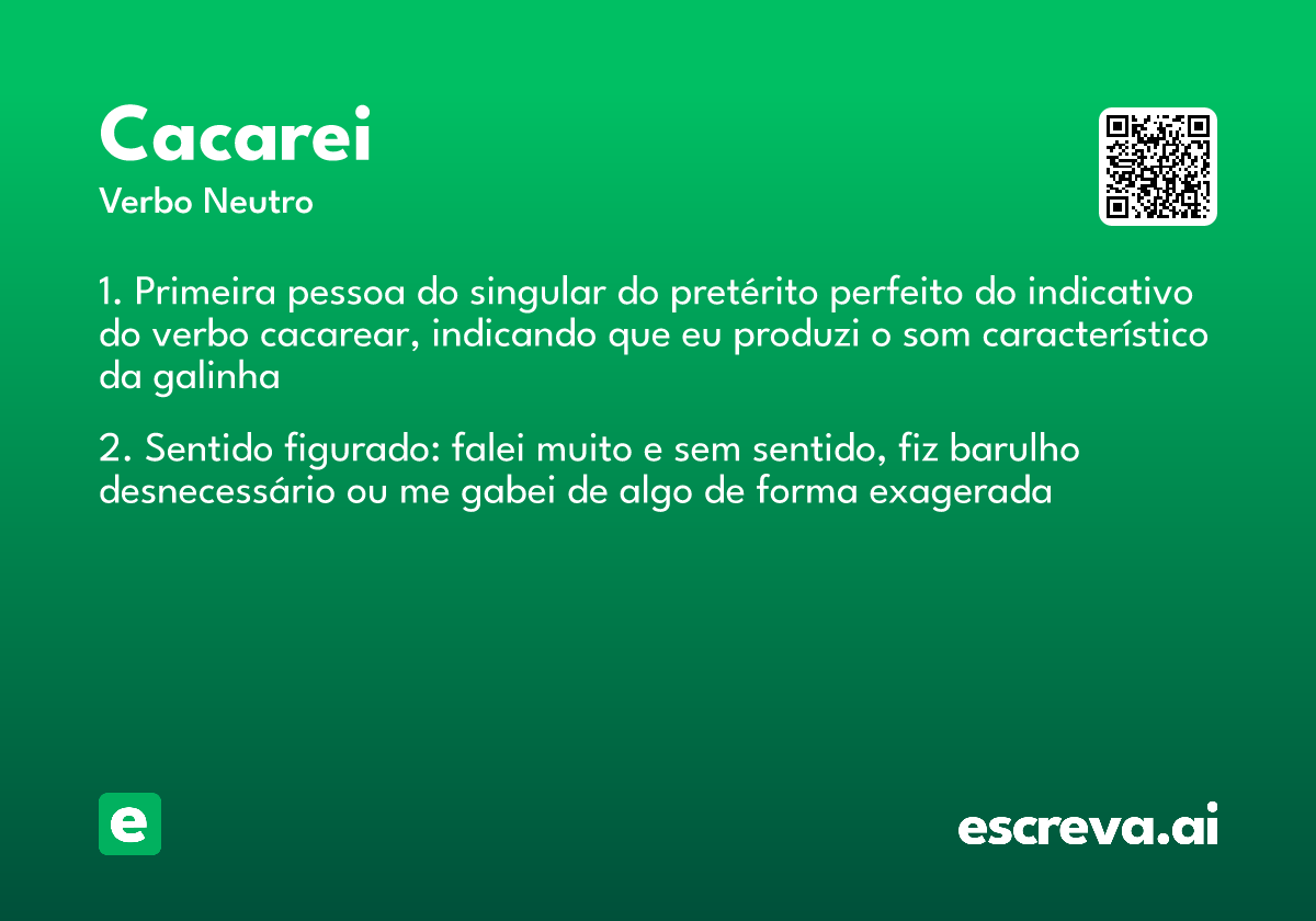 cacarei