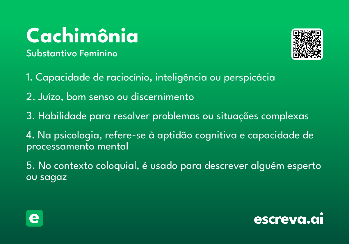 cachimônia