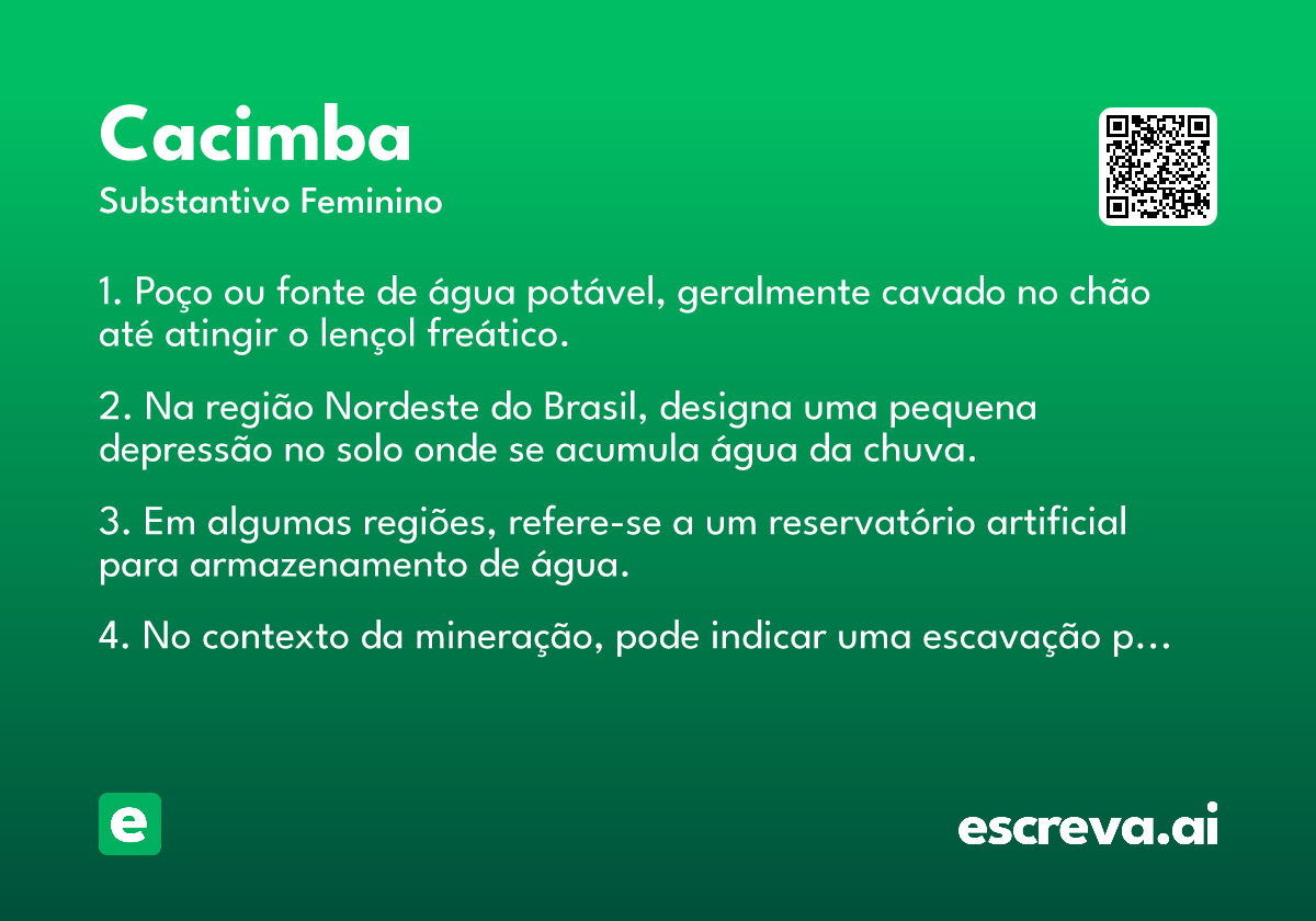cacimba