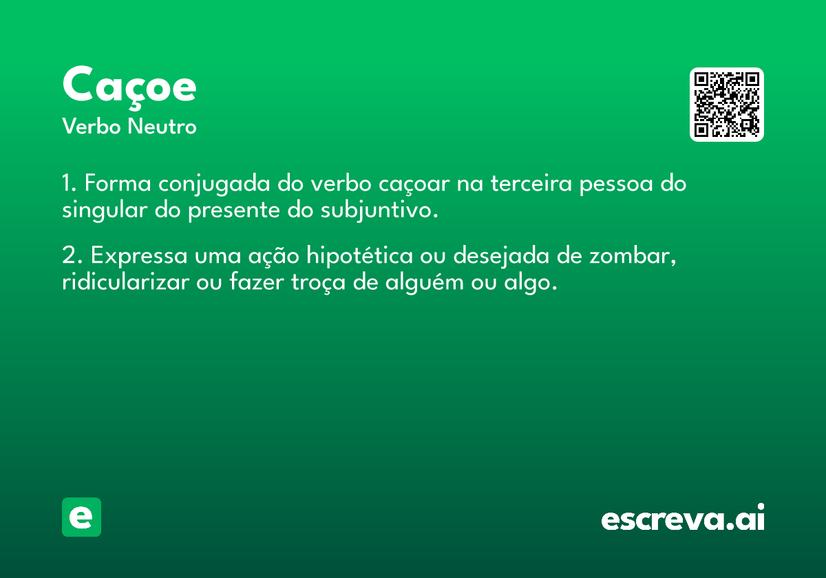 caçoe
