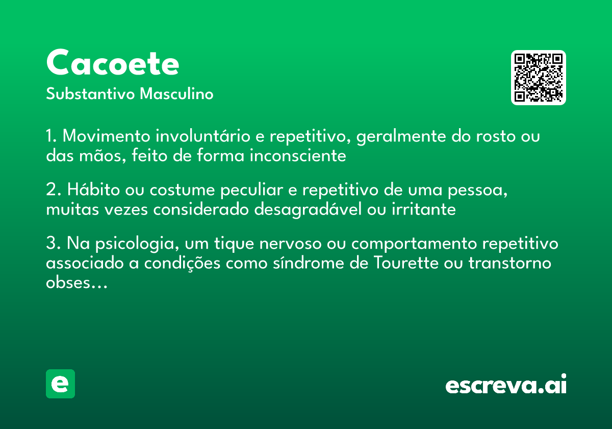 cacoete