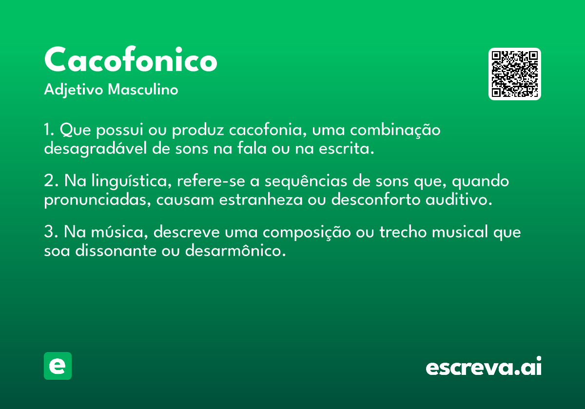 cacofonico