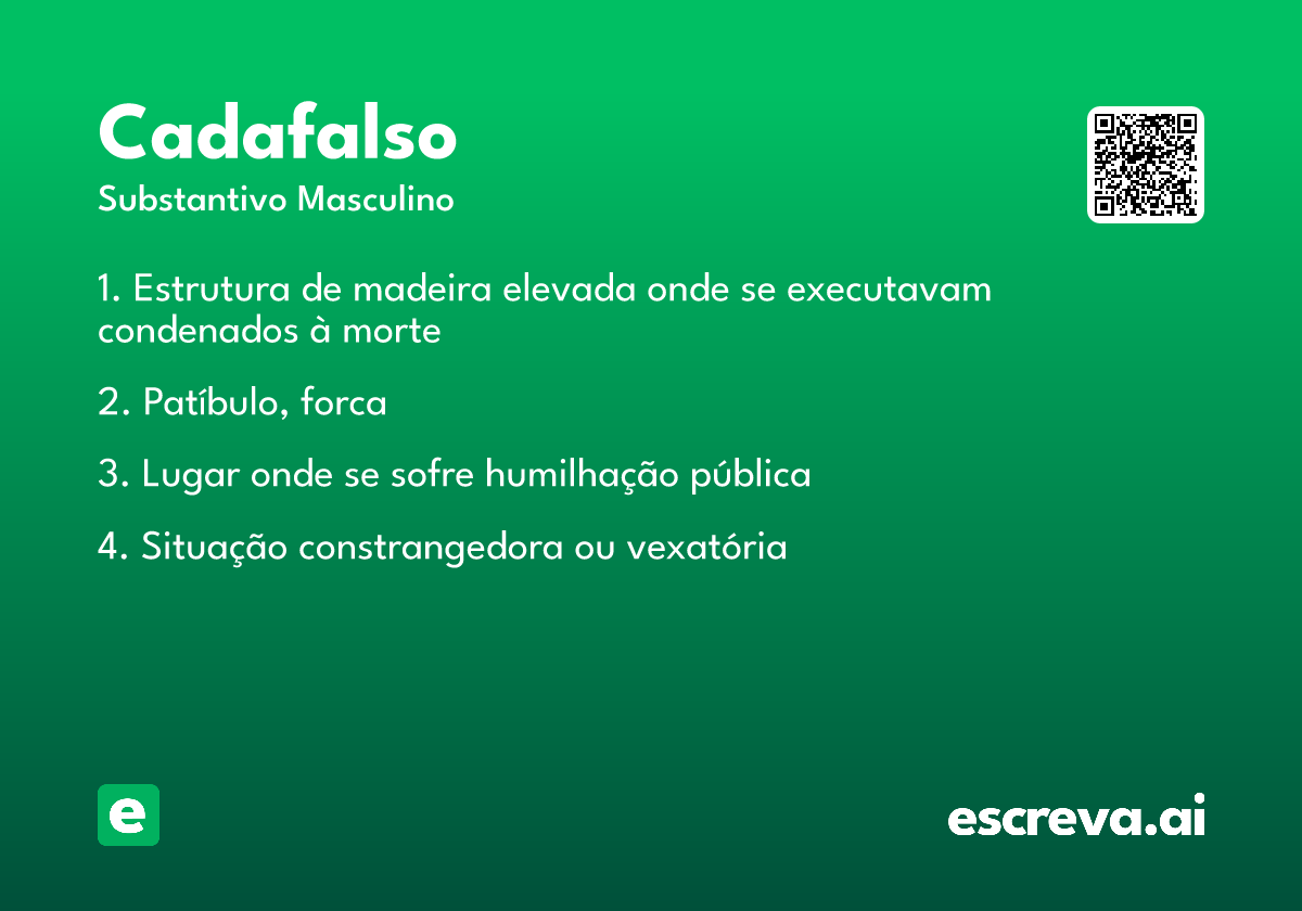 cadafalso
