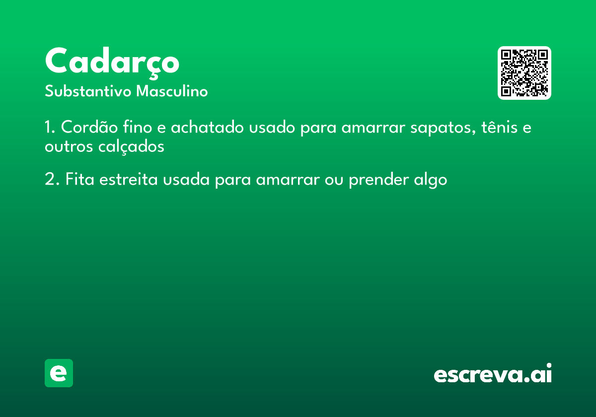 cadarço