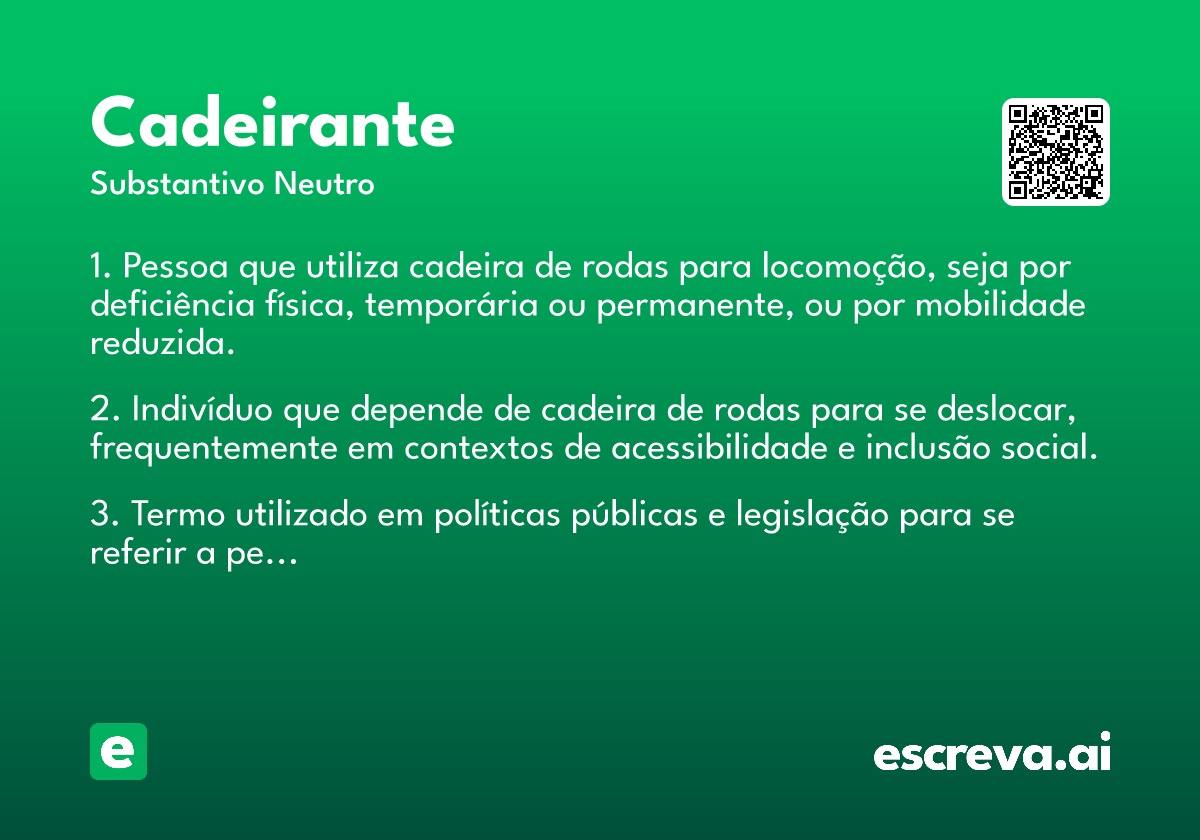 cadeirante