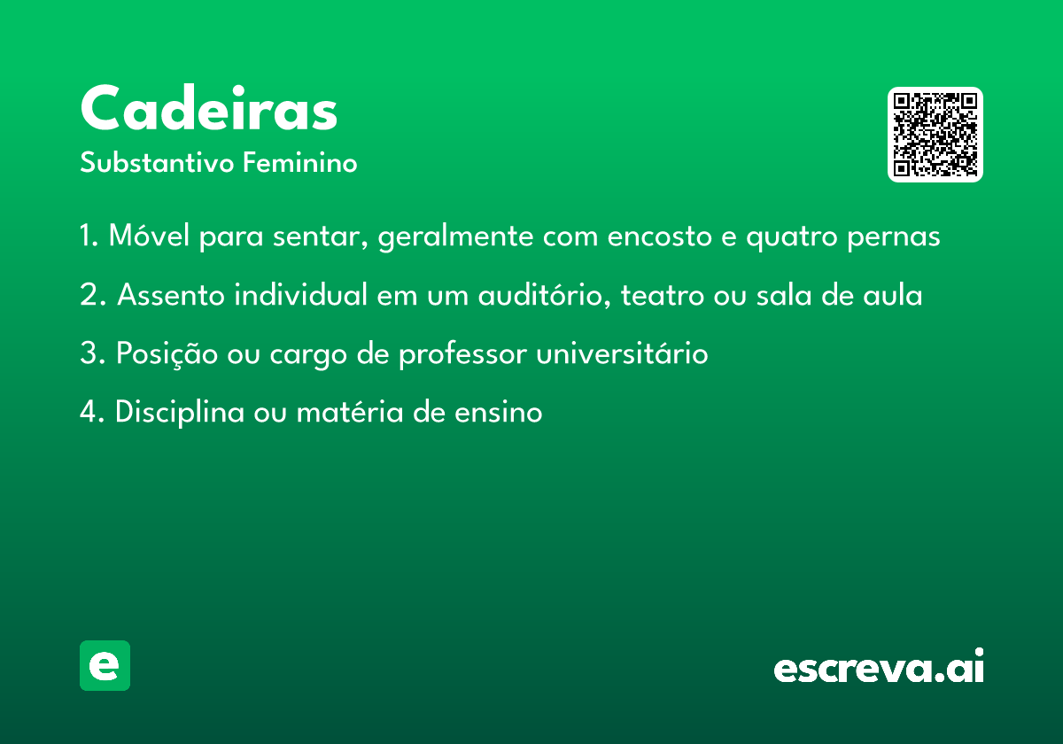 cadeiras