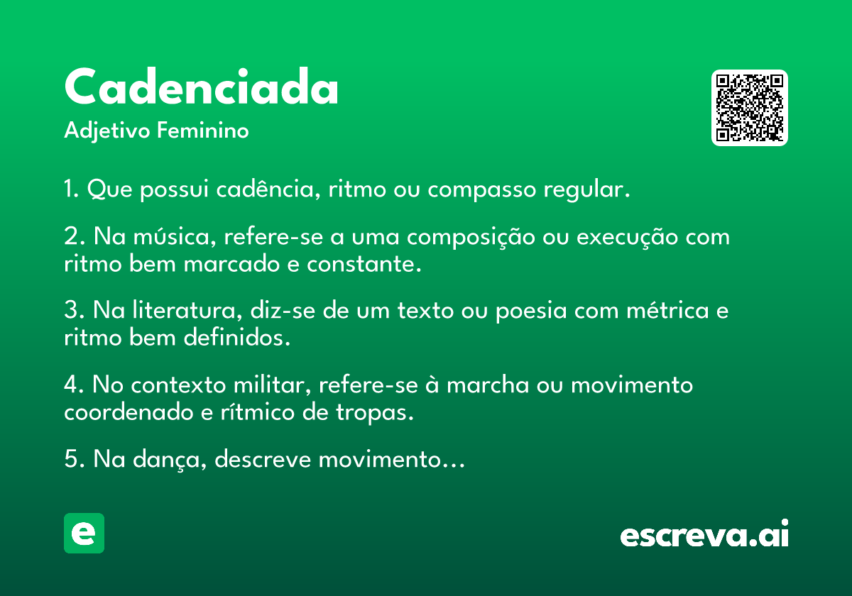 cadenciada