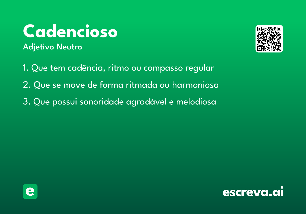 cadencioso