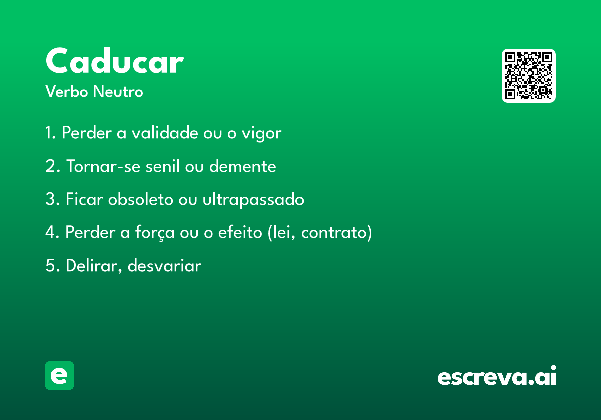 caducar