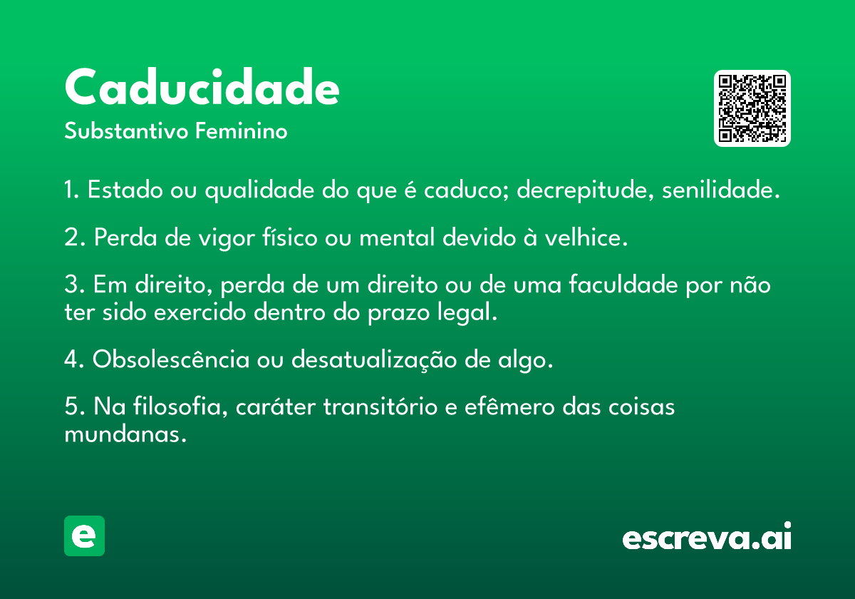 caducidade