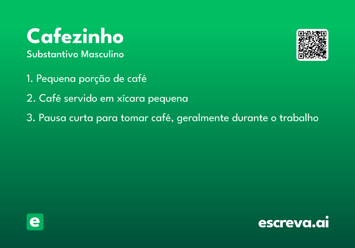 cafezinho