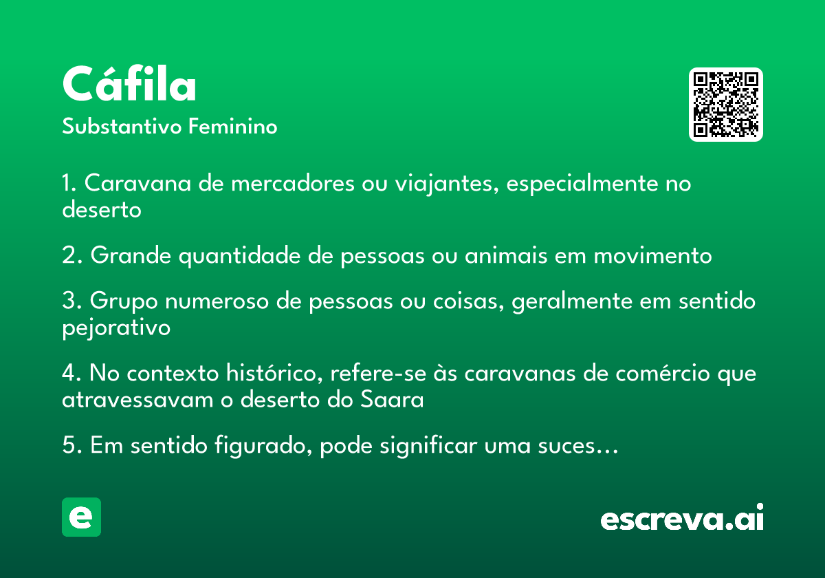 cáfila