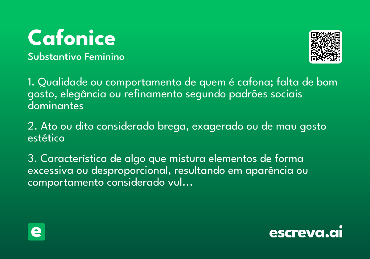 cafonice