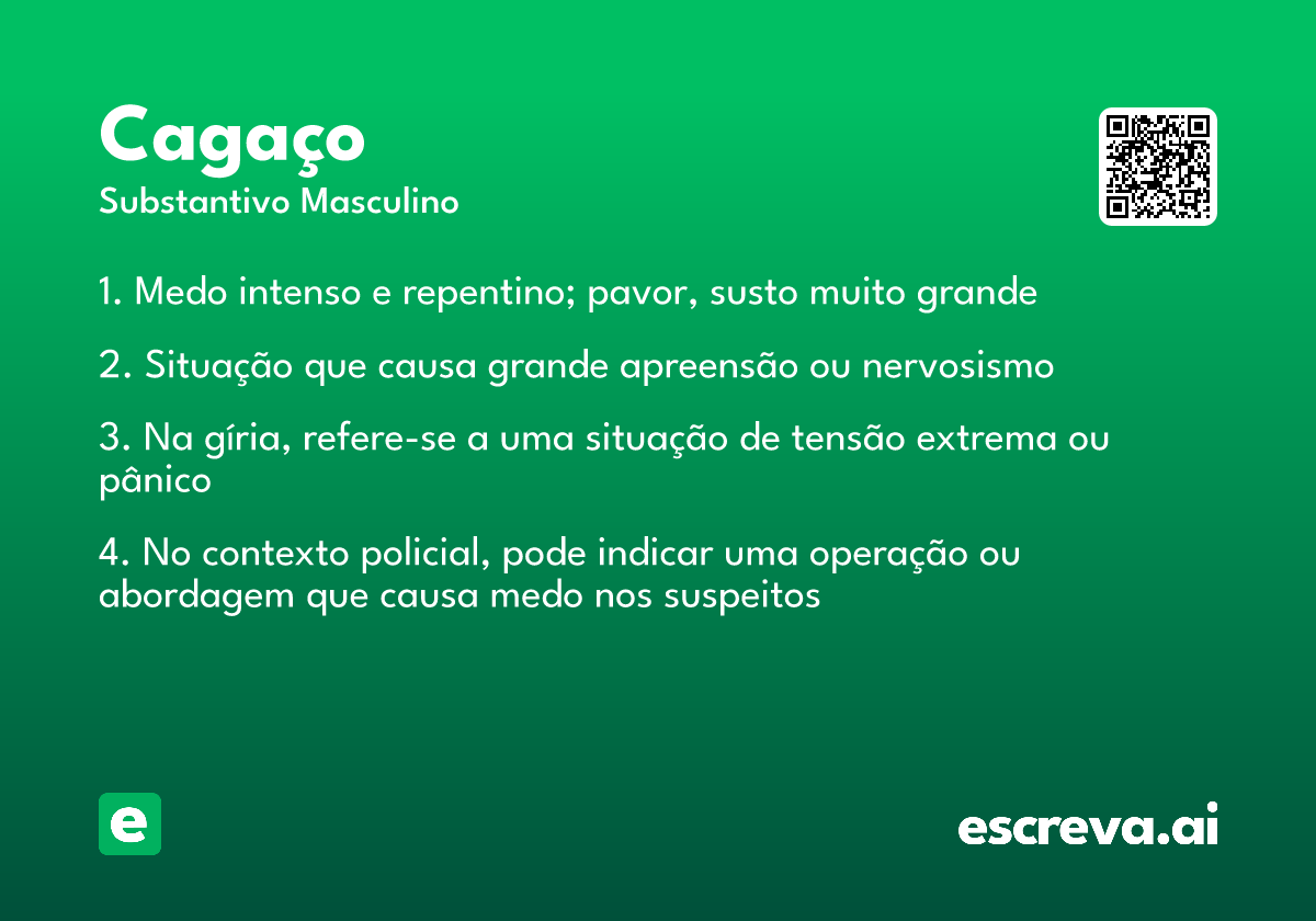cagaço