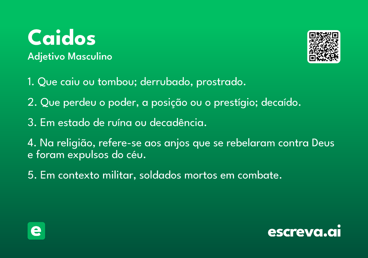caidos
