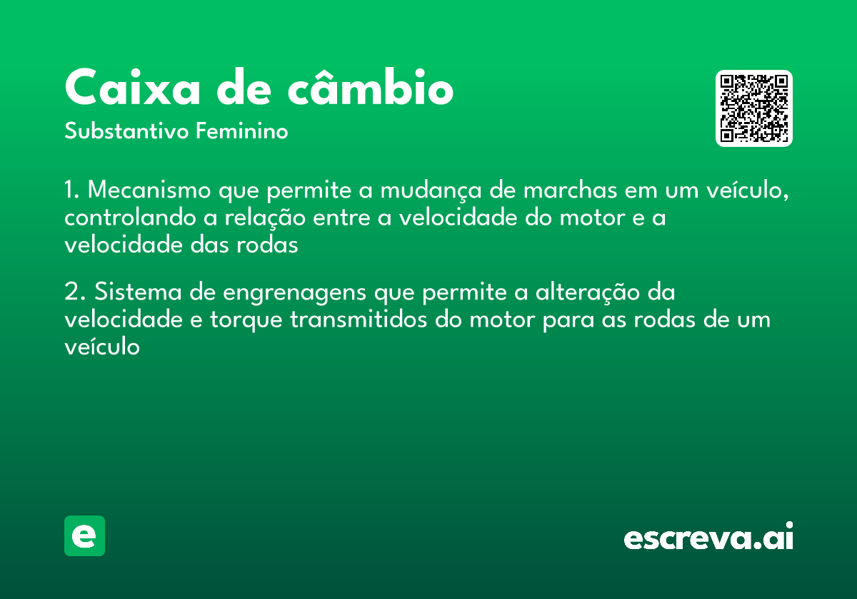 caixa de câmbio