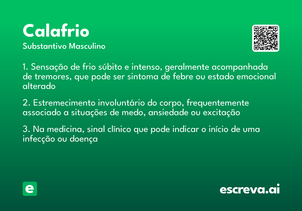 calafrio