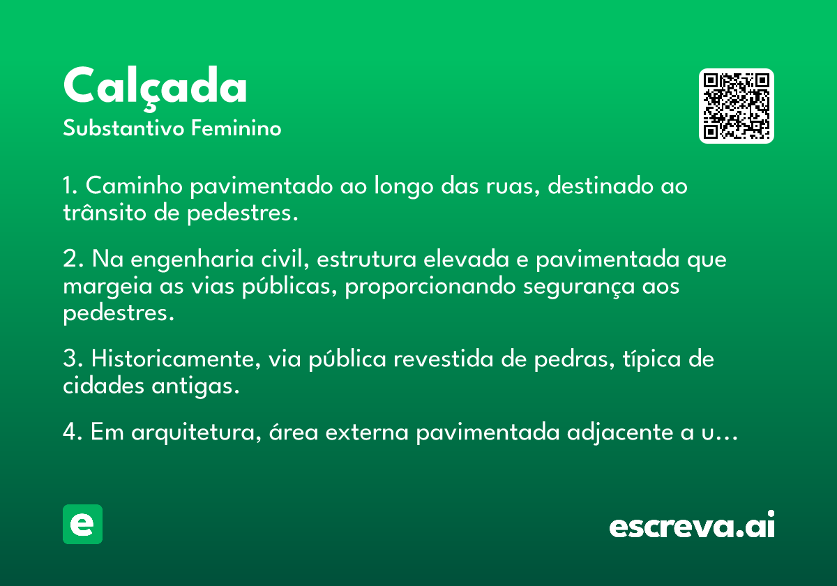 calçada