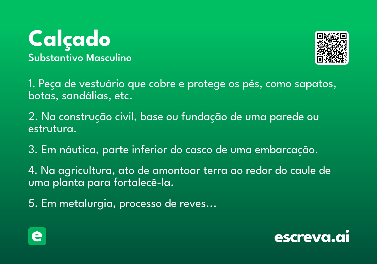 calçado