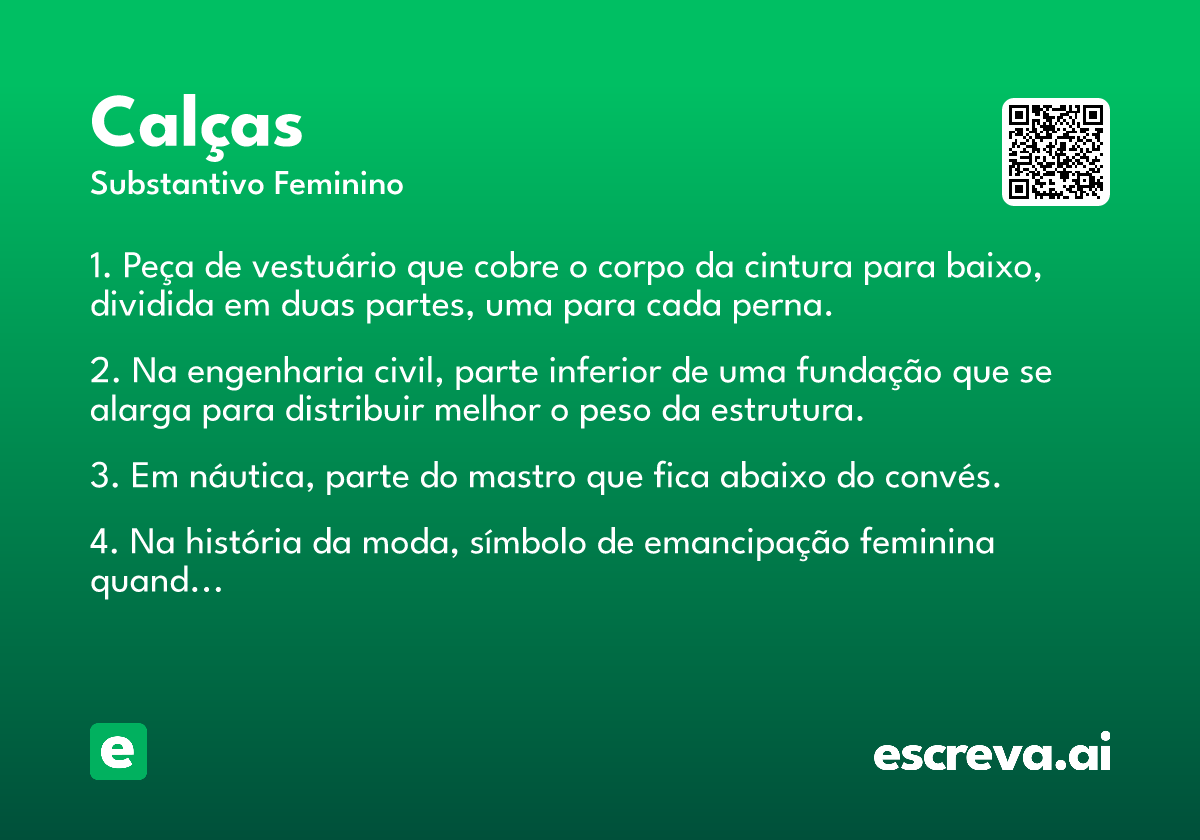 calças
