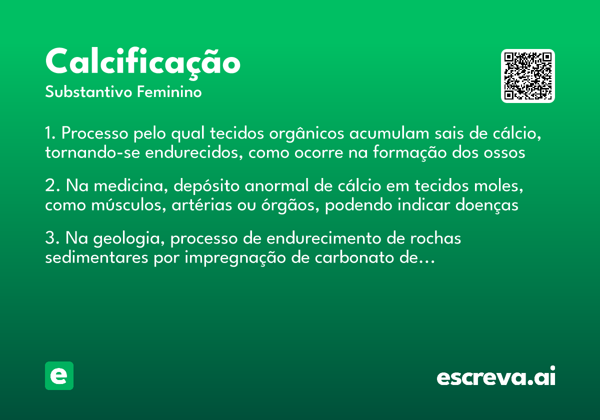 calcificação