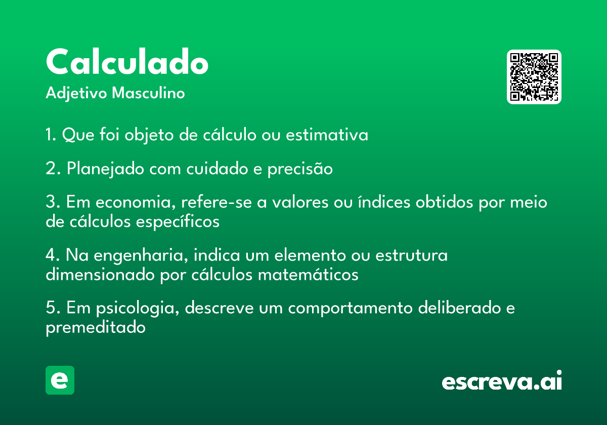 calculado