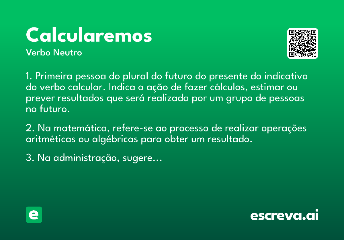 calcularemos
