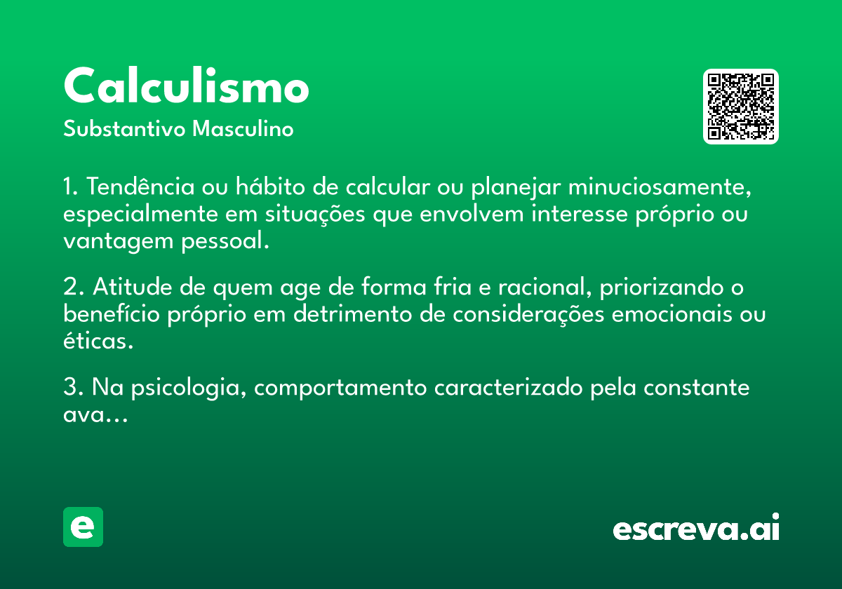 calculismo